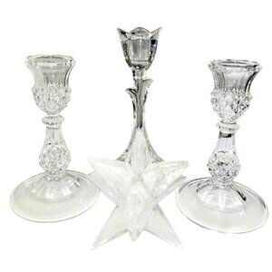 Vintage Tuscany Dutch Tulip, Starburst Rosenthal for Pier One, Cristal D' Arques